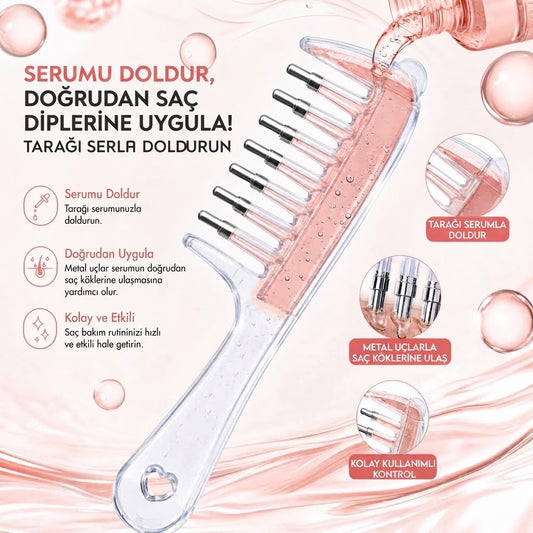 Rootiva™ Saç Kökü Serum Tarağı